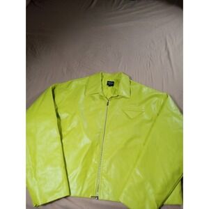 Boohoo Men's Yellow Neon Jacket Size XL